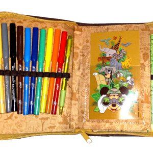Art kit Stationary Kit Disney Mickey Mouse & FRIENDS Safari pencils pens ruler